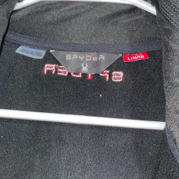 Spyder Fleeced Lined Zip Up Jacket - Picture 7 of 8